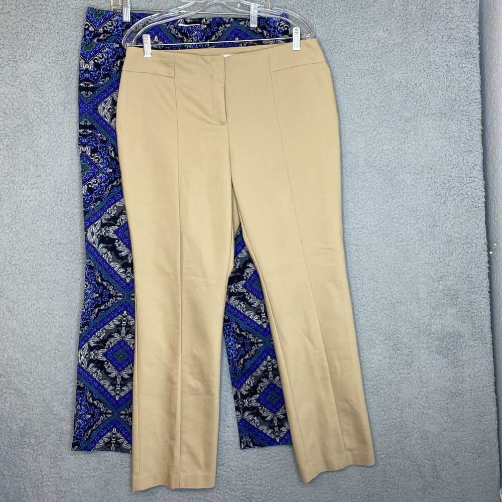 Lot of 2 Chicos Pants Career Work Size 12